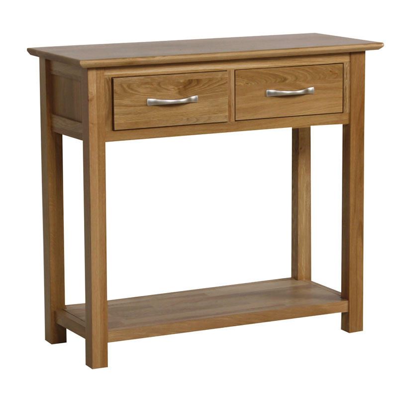 Modern Oak Console Table