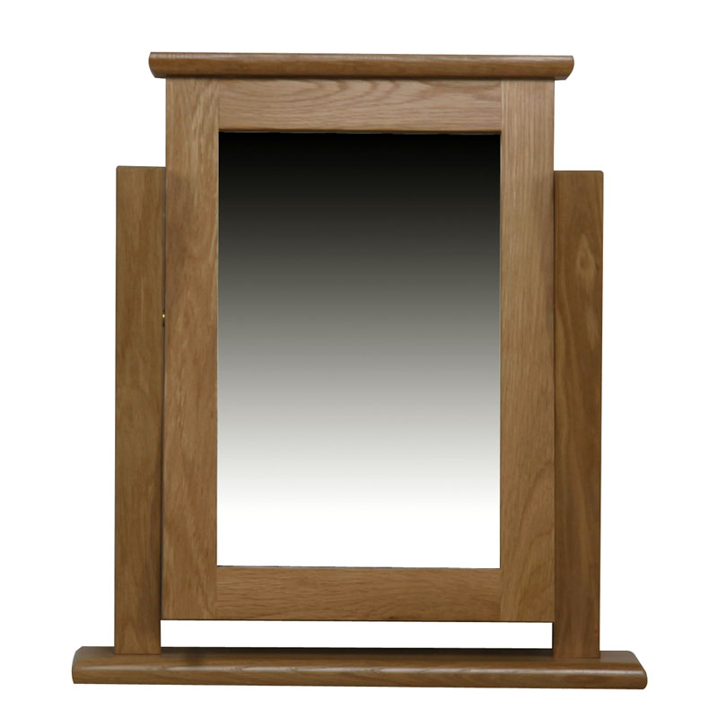 Modern Oak Dressing Mirror