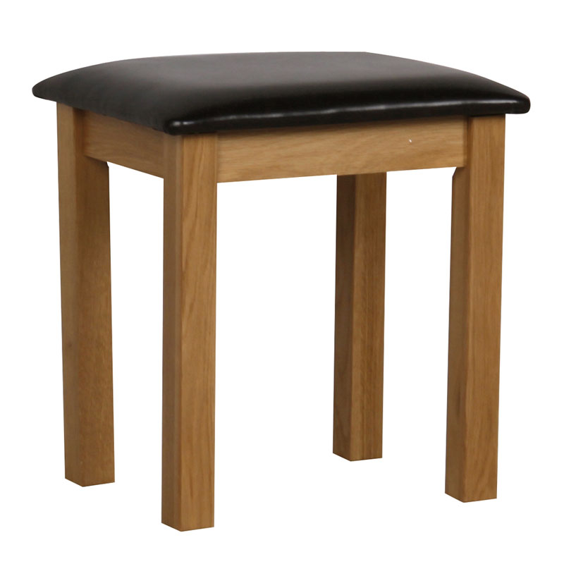 Modern Oak Dressing Stool