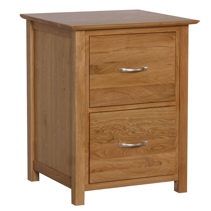 Modern Oak Filing Cabinet