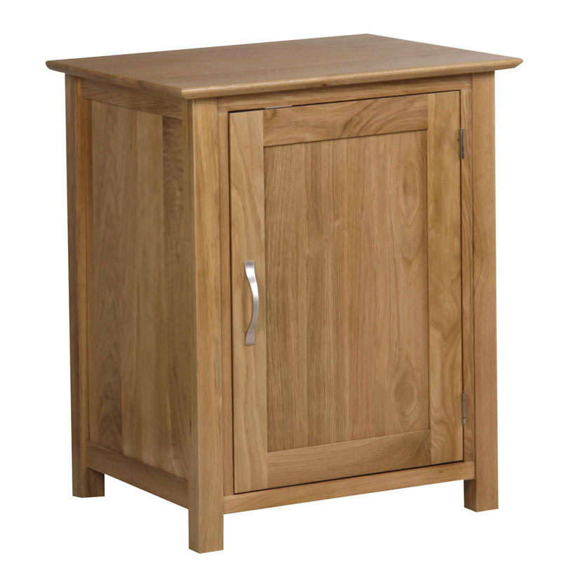 Modern Oak Printer Cabinet