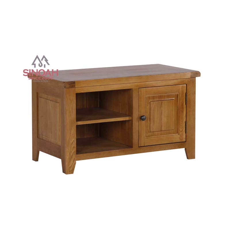 Rustic Oak Small TV Unit